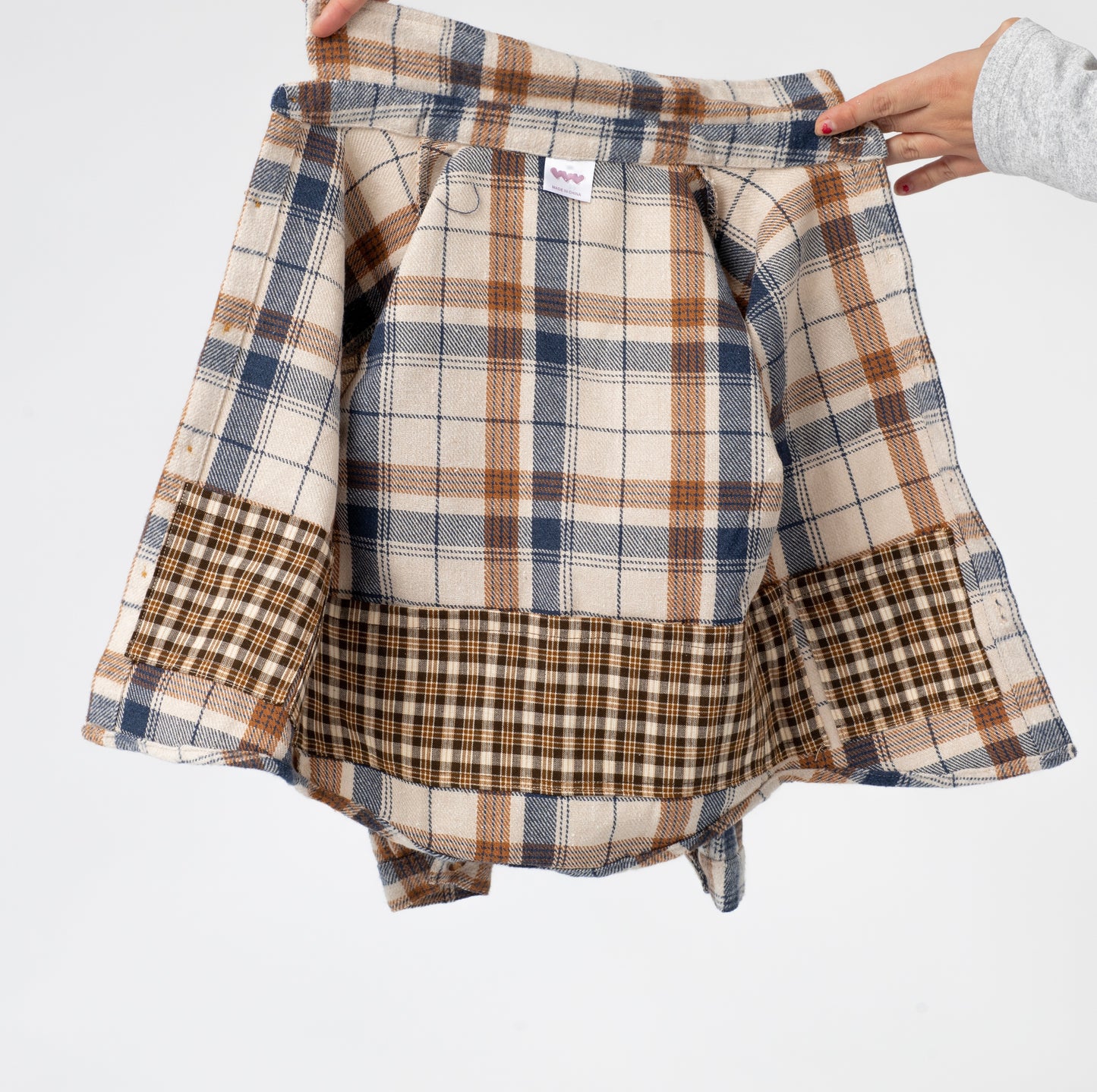 Flannel with 6 weight inserts